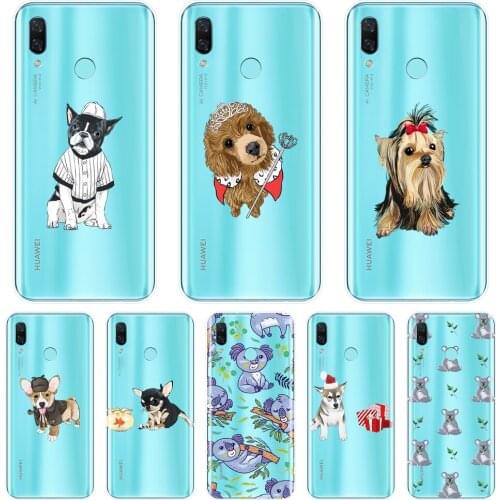 Soft Phone Case For Huawei Nova Smart Lite 2017 Silicone Bug Dog Cute Back Cover For Huawei Nova 5 4 4E 3 3I 3E 2i 2 Lite Plus