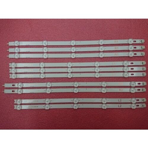 New Kit 10 PCS LED strip Replacement for LG LC420DUE 42 V13 DRT 6637L-0025A 6916L-1509A 6916L-1510A 6916L-1511A 6916L-1512A