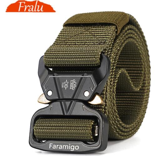 Dropshipping Tactical Belt 3.8 Wide Heavy Duty Military Style men belt Tactical Belts for men Marine Corps Canvas For Nylon Belt