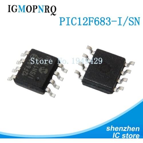 5PCS PIC12F683-I/SN SOP8 PIC12F683-I SOP PIC12F683 SMD 12F683 SOP-8 new and IC