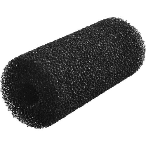 6pcs Black 2.6 Inch Dia Cylinder Pre-Filter Sponge Filter Media for Aquarium