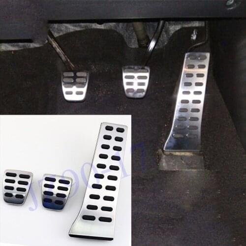 Car-styling Non Slip Stainless steel Brake Accelerator Pedal Pad cover Case for Hyundai ix35 i35 Sonata8 Mistra Avante Fitting