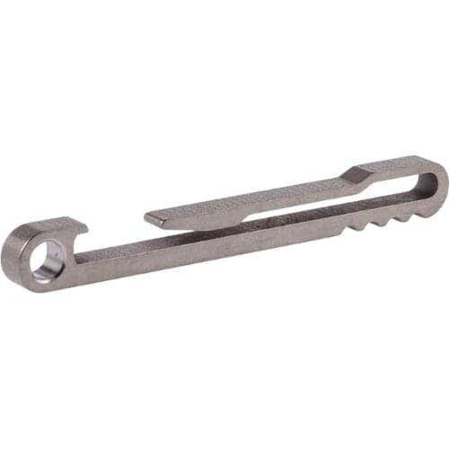 Titanium Alloy Key Ring Belt Clip Quick Draw Keychain Hanging Buckle Corkscrew