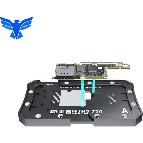 MiJing Z20 BGA Reballing Stencil Fixture Holder For iPhone 12mini 11 Pro X XS Max Motherboard Middle Frame Planting Tin Platform