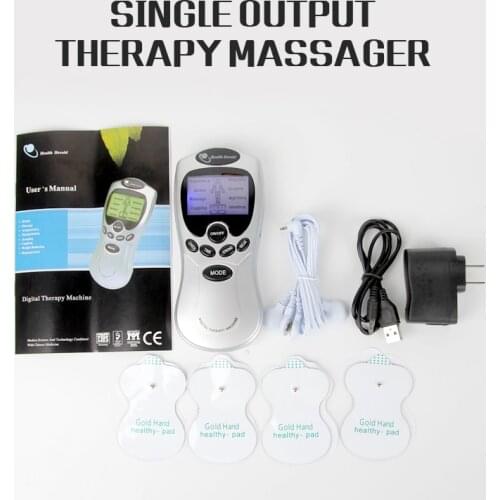 8 Modes Electric Muscle Stimulator Massager Tens Acupuncture Body Massage Digital Therapy Machine for Back Neck Foot Health Care