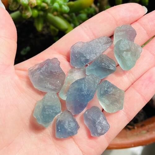 1pc Colorful Natural Seven Color Rainbow Stone Mineral Specimen Crystal Rock Stones Original Specimen Cluster Collection Stone