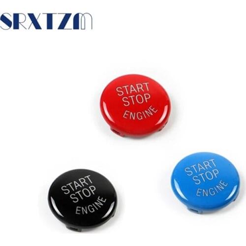 ABS Start Stop Engine Button Switch Cover for BMW X5 E70 X6 E71 3Series E90 E91 Interior Accessories New Style 3 Colors