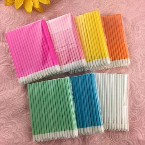 New 500Pcs Disposable Makeup Lip Brush Lipstick Lip gloss Wands Eye shadow Applicator Cosmetic Accessories maquiagem Makeup Tool