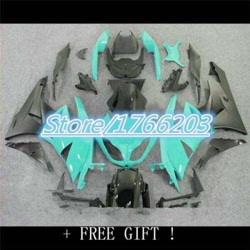 Nn Motorcycle fairings for Kawasaki ZX6R 2009 2010 2011 2012 blue black fairing body kits 09-12 Motorcycle Accessories & Parts