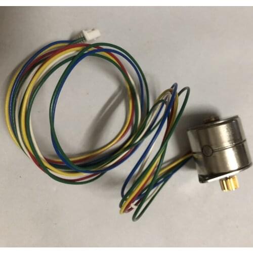 Original new 100% 6-wire stepper motor with plug QH4-4044-000 shaft with copper gear