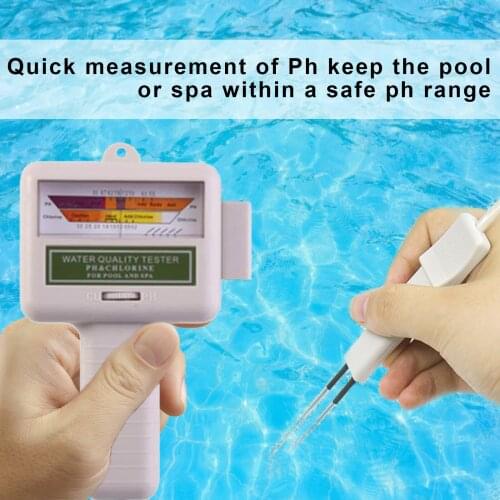 Swimming Pool Ph Chlorine Meter Water Test Digital Electronic Chlorine Meter Pool Spa Drinking Water Ph Tester #G4