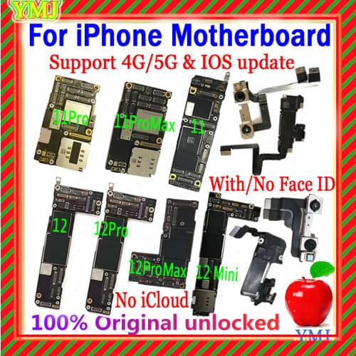 Factory unlocked for iphone 8 8 Plus Motherboard with/no Touch ID,Original for iphone 8Plus Logic board with IOS Free iCloud