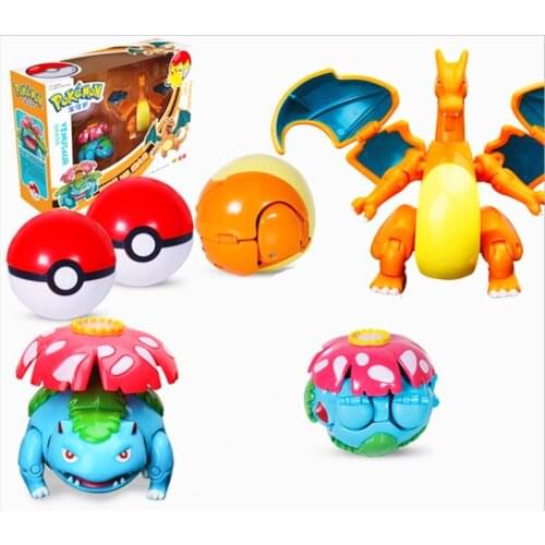 Pokemon Ball Variant Toy Model Pikachu Sun God JennyTurtle Pocket Monsters Pokemones Toys Action Figure Kids Toys Christmas Gift