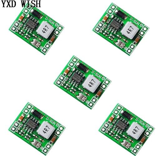 5pcs MP1584 EN DC-DC Step-down Buck Power Supply Module 3A Adjustable Step Down Descending Output Module 12 v9v5v3 LM2596 24V