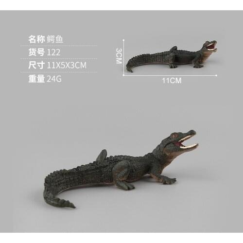 11CM Realistic Crocodile Figurine Animal Action Figure Toys PVC Sealife Educational Figurine Gift For Kids