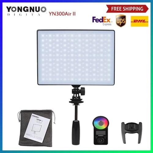 YONGNUO YN300 Air II YN300air II YN-300 air Pro 3200k-5500k RGB LED Camera Video Light for Canon Nikon