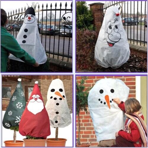 Warm Cover Tree Shrub Plant Antifreeze Bag Frost Protection Yard Garden Winter Garden Waterbulbs Redes De Proteccion Plant Cover