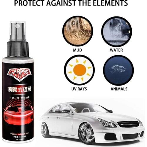 100ml Nano Car Painted Car Wax Spraying Coating Painted Coating Polishing Spraying Car Care Hydrophobic Scratches Repair