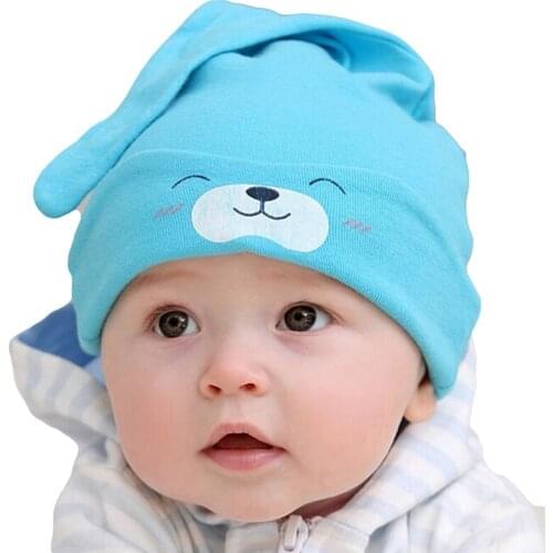 1pc/ lot New Baby Hat Baby Knitting Beanies Child Sleep Hat Toddler Cap Kids Newborn Clothing Accessories Hat