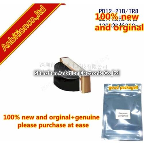 10pcs 100% new and orginal PD12-21B/TR8 Black Semi-circular Sensor with 940 nm Side View Wavelength of 1206 Infrared Re in stock