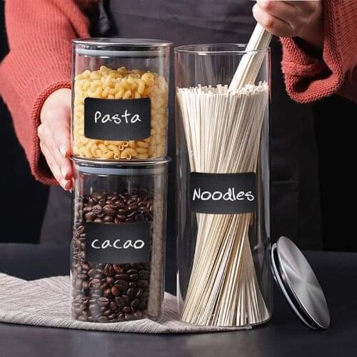 150pcs/roll Blank Chalkboard Labels Removable Sticker for Kitchen Canning Mason Spice Jars Gift Packaging