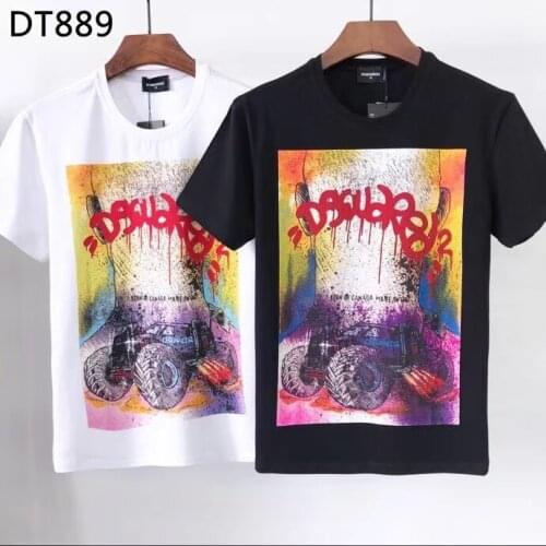 2021 Fashion Ttrend Dsquared2 Mmens Premium Printed T-Shirt DT899