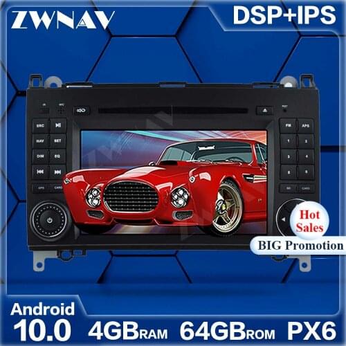 4+64GB Android 10.0 Car Multimedia Player For Mercedes Benz Sprinter B200 W209 W169 GPS Radio navi stereo Touch screen head unit