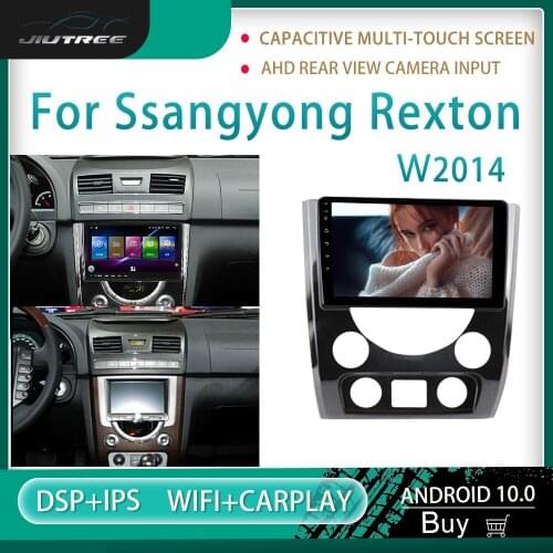 Android car radio 2din for Ssangyong Rexton W 2014 multimedia car DVD player Stereo receiver GPS navigator Head Unit