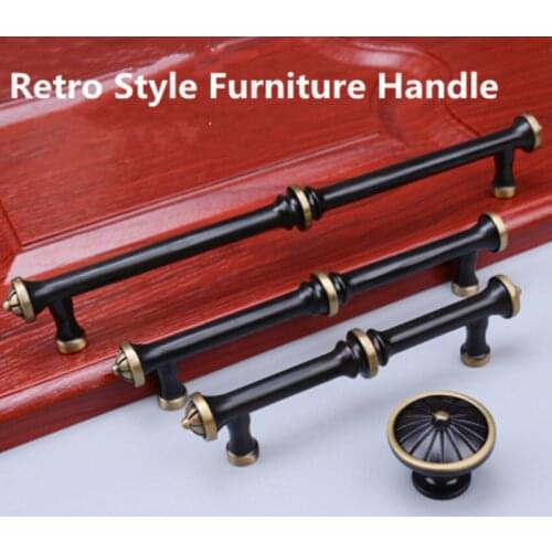 Free Shipping 2pcs Palace Cupboard Door Handle Wardrobe Drawer Closet Zinc Alloy Pull Gold Furniture Top-level Cabinet Knob192mm