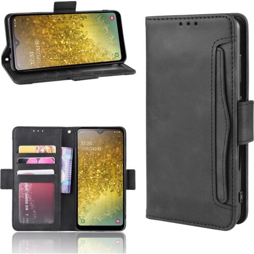 For Samsung Galaxy A21 SC-42A Case Premium Leather Wallet Leather Flip Multi-card slot Cover For GalaxyA21Japanese version Case