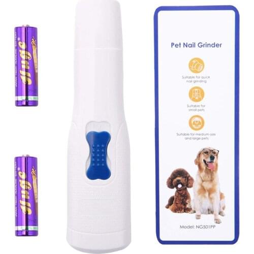 Electric Pet Paws Nail Grinder Professional Auto Dog Cat Grooming Claw Nail Clippers Trimmer Battery-powered Manicure Care Tools