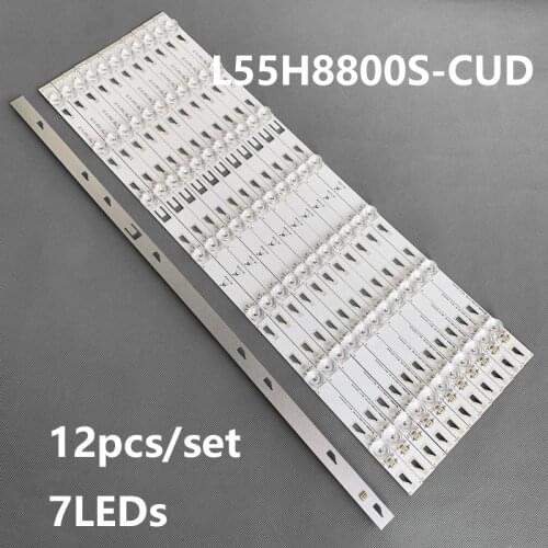 TMT-55H8800-12X7-3030C LED Backlight Strip For TC L L55H8800S-CUD D55A980 55H8800 Screen LVU550SD1L SD9W00 V1