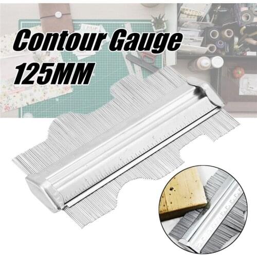 125MM Contour Measuring Gauge Stainless Steel Contou r Profile Gauge Woodworking Measurement Analysis Instruments