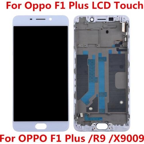 JIEYER For OPPO F1 Plus R9 X9009 R9m R9tm LCD Display + Touch Screen Digitizer Sensor +Frame Full Assembly Replacement Parts