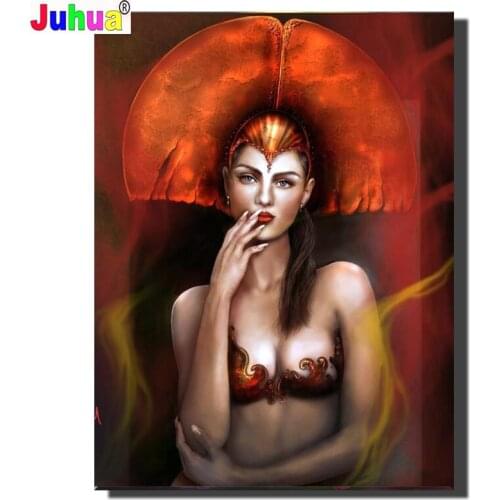 New Photo Custom 5d diy diamond painting Abstract Sexy Woman full mosaic square round embroidery needlework JH2354