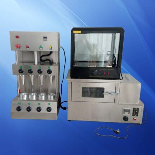 New Electric Whosesale Commercial Stainless Steel Pizza Cone Machine Pizza Oven Machine With Display Warmer Cabinet