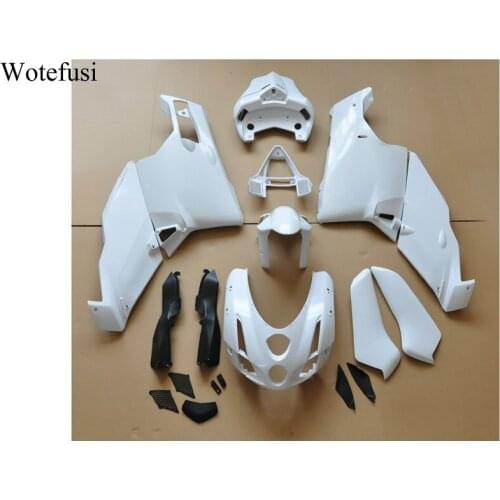 Wotefusi Injection Unpainted White Bodywork Fairing For Ducati 999 749 2003 2004 (A) [CK1029]