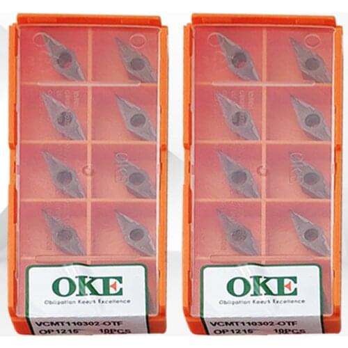 OKE VCMT110302-OTF OP1215 OC2125 OC2115 / VCMT110304-OTF OP1215 OC2125 OC2115 CNC carbide inserts 10PCS/BOX