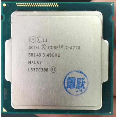 PC computer Intel Core Processor I7 4770 I7-4770 CPU LGA 1150 Quad-Core cpu 100% working properly Desktop Processor