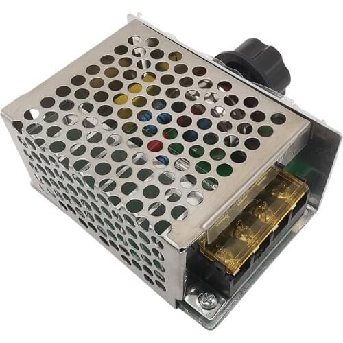 1Piece 220V AC Motor Speed Controller Governor Thermostat 4000W SCR Electronic Adjust Voltage Stabilizer Module