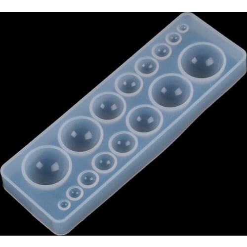 Silicone Mold DIY Crystal Epoxy Resin Molds Time Stone Jewelry Making Crafts Round Handmade Cake Fondant Chocolate Tools