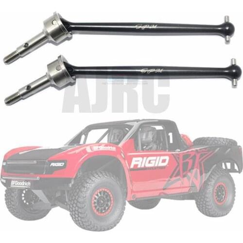 1 pair TRAXXAS 1/7 85076-4 UNLIMITED DESERT RACER UDR stainless steel head + 45 # steel dog bone bold front CVD universal joint