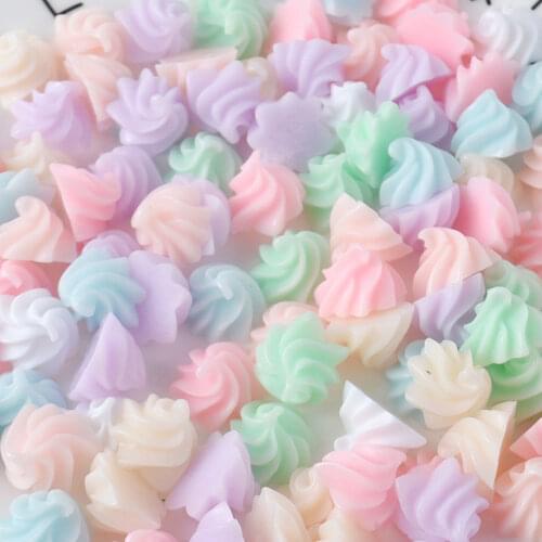10pcs Mini Slime DIY Accessories Toy Flower Slime Supplies Filler for Fluffy Clear Slime Decoration Gift Toy