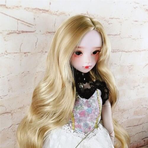 1/3 1/4 1/6 1/8 Bjd SD Wig Long Wavy Hair High Temperature Wire BJD Wig For BJD Doll Many Colors