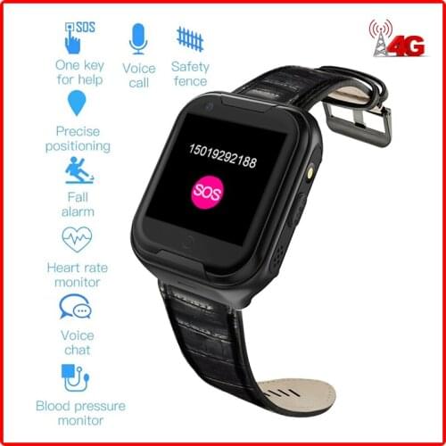 4G Smart Watch for Elderly Men Heart Rate Blood Pressure GPS Tracking Location Fence Watch Women SOS Fall Alarm Wearable Device