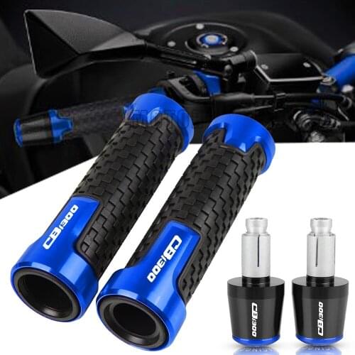 Motorcycle Accessories 7/8" 22MM Handlebar Hand Grips Handle Bar End Cap Plug FOR HONDA CB1300 CB 1300 ABS 2003-2010 2009 2008