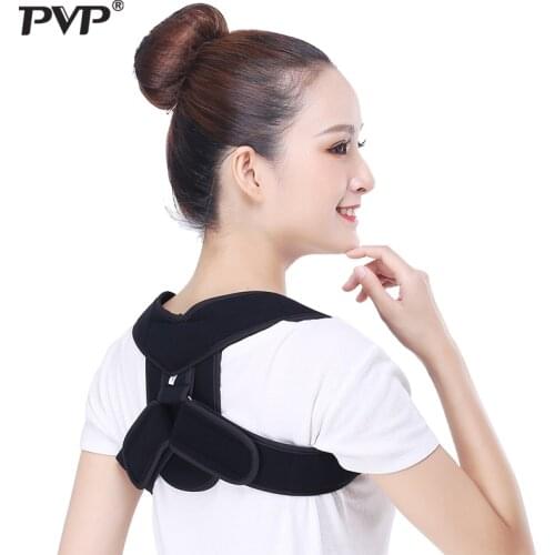 PVP Brace Support Belt Adjustable Back Posture Corrector Clavicle Spine Back Shoulder Lumbar Posture Correction Adult Children