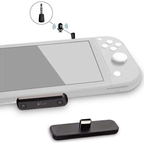 Gulikit Route Air Pro Bluetooth Audio Type-C Transmitter with Microphone for Nintendo Switch&Switch Lite PS4 PS5 PC