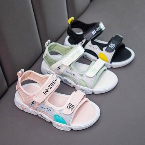 Children Sandals Summer Girls & Boys Beach ShoesFashion Sports Casual Soft Bottom Non-slip Kids Shoes Size 26-37
