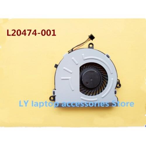 For HP 15-DA 15-DR 15-DX 15-DB 250 255 256 G7 original laptop CPU cooling fan L20474-001 4PIN fan